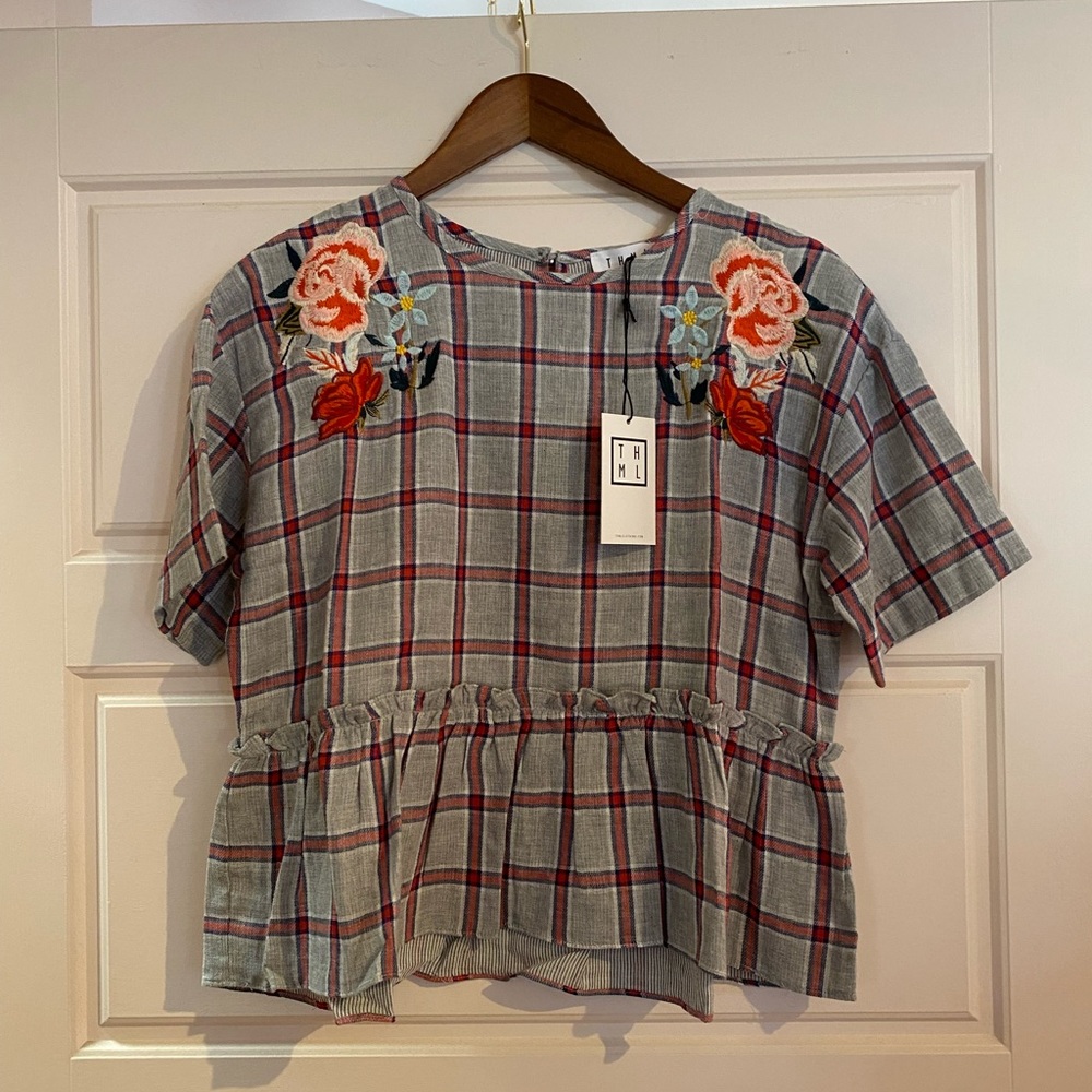 THML cropped blouse